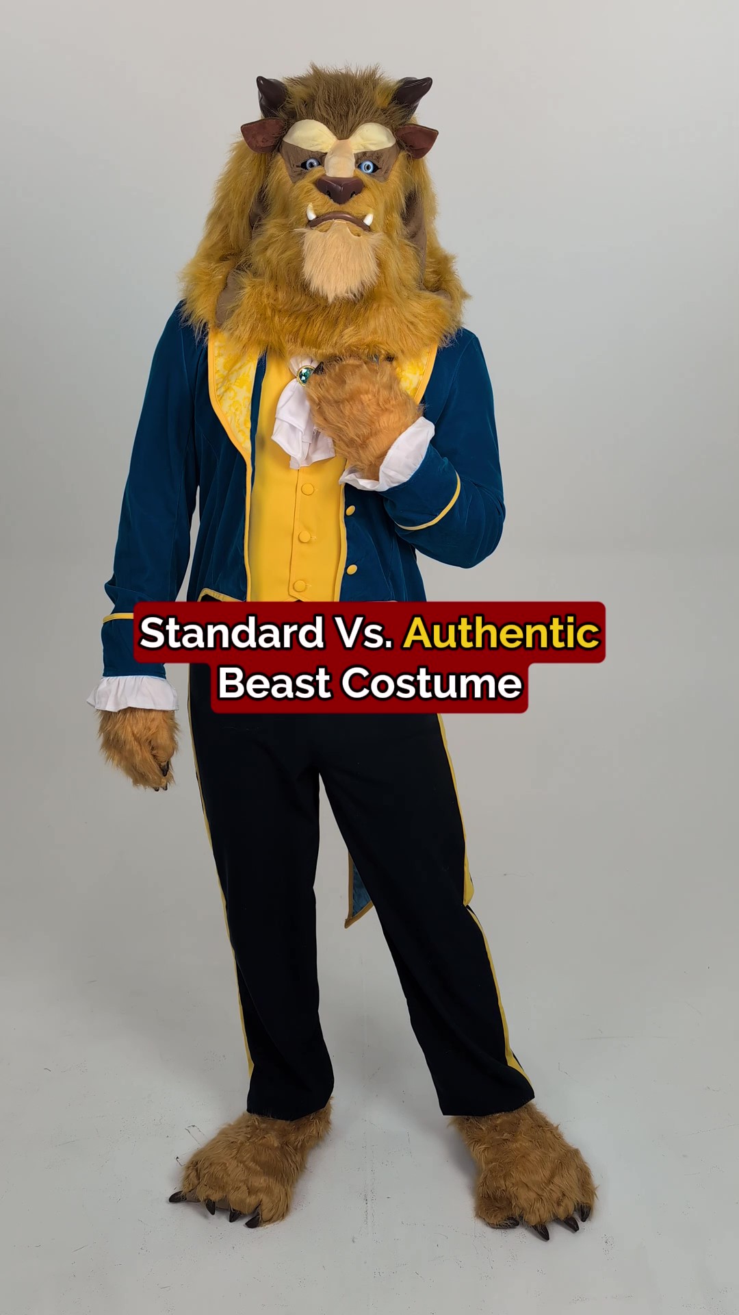 Bring the classic Disney story to life with the Beauty and the Beast Authentic Beast Men's Costume! This costume is regal, detailed, and perfect for a dress-up event!