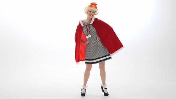 If you like to rhyme during the holiday season, then you might want to consider our Women's Christmas Girl Costume! Start a new tradition with this costume.