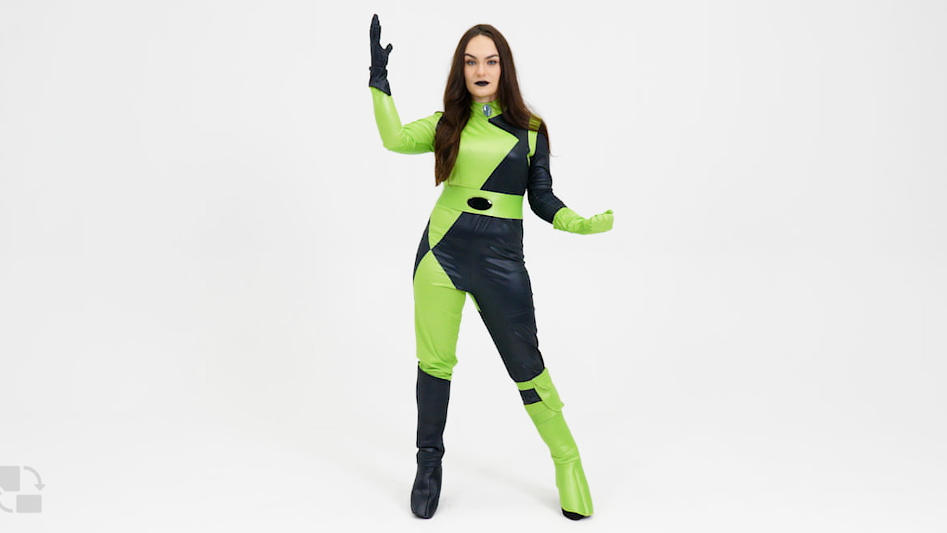 Kim Possible Animated Series Shego Costume for Women