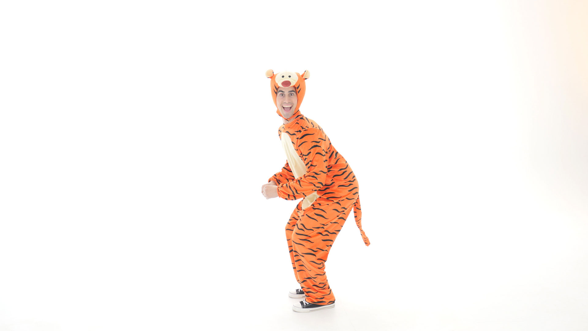 Bounce around the 100 acre woods in this deluxe adult Tigger costume.