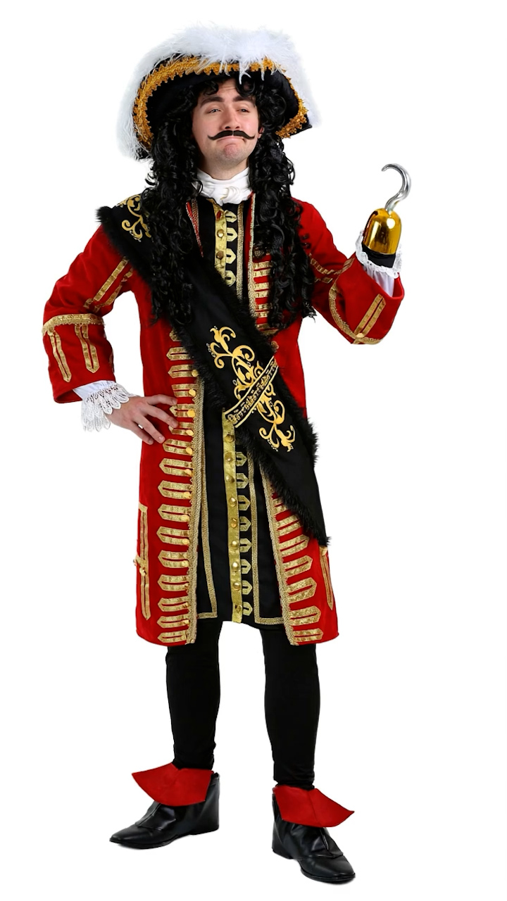 Elite Captain Hook Costume for Men | Pirate Costumes display picture 3