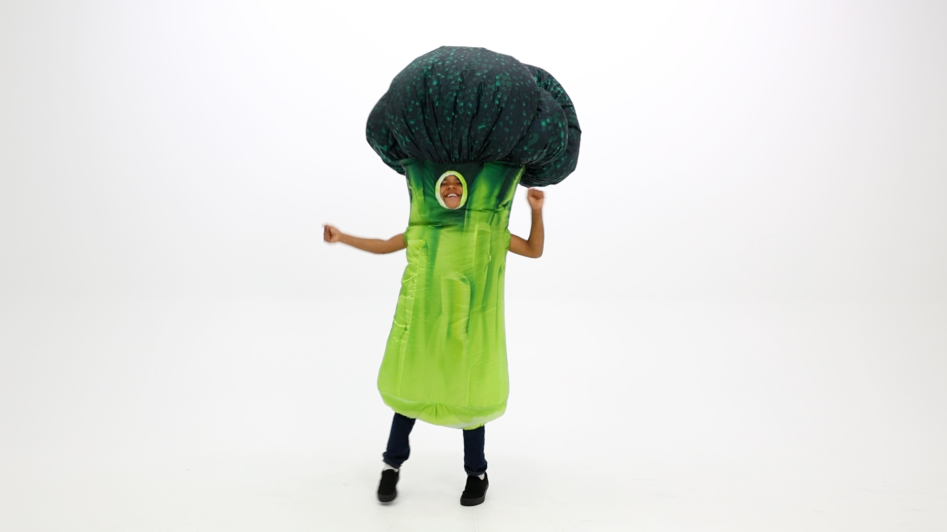 Inflatable Scrumptious Broccoli Kid's Costume