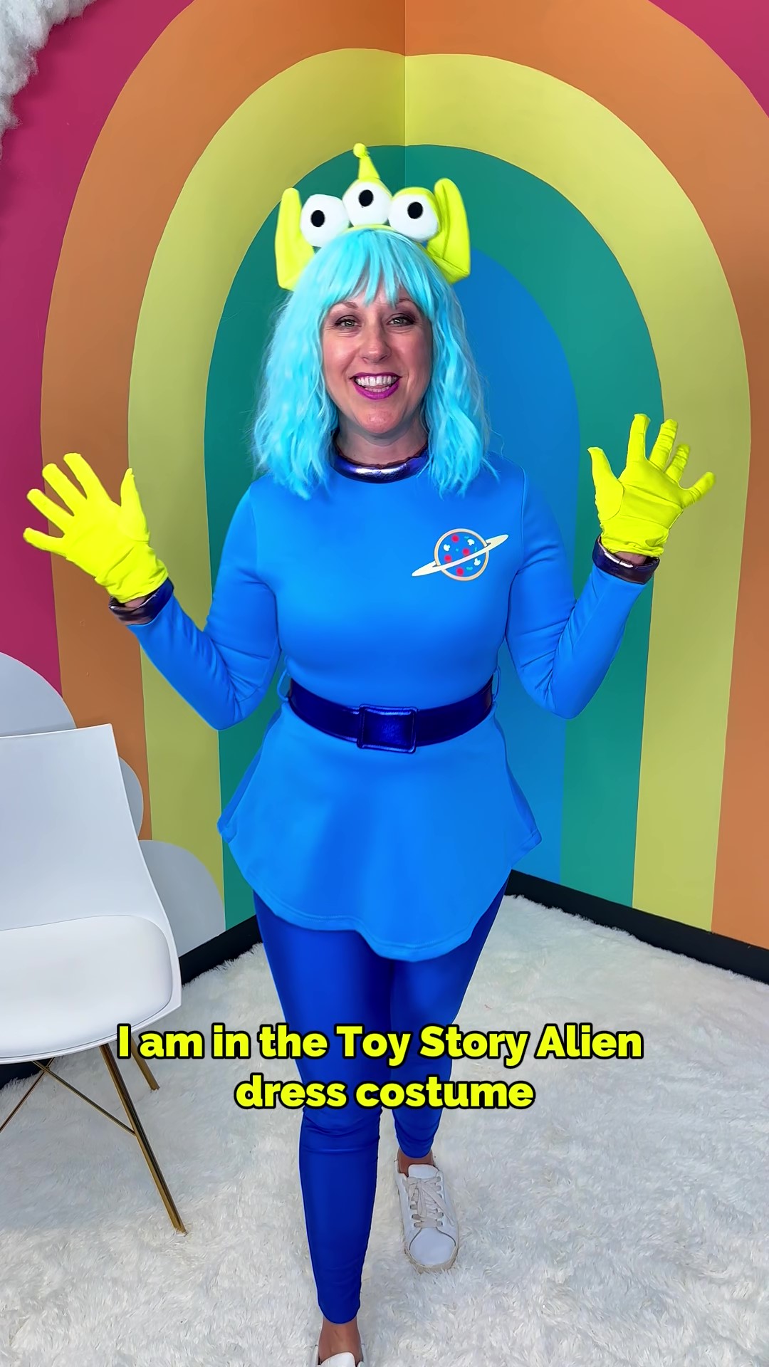 FUN4817AD Women s Disney and Pixar Toy Story Alien Costume Dress