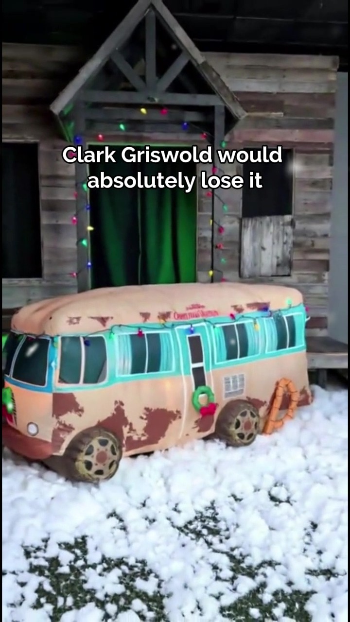 Create a memorable holiday display with the4FT Inflatable Christmas Vacation RV Decoration. Festive, playful, and perfect for outdoor decorating and seasonal celebrations.