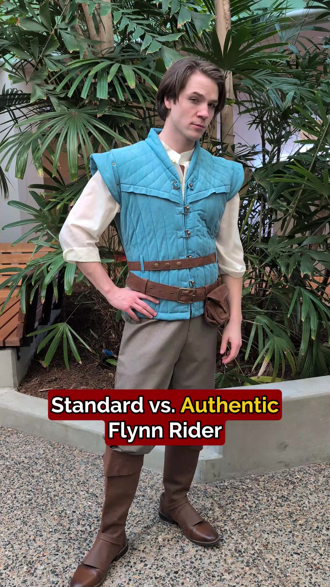 Channel your inner rogue in the Authentic Disney Tangled Flynn Rider Costume for Men. This is a perfect costume that is ideal for Halloween, parties, or Tangled fans!