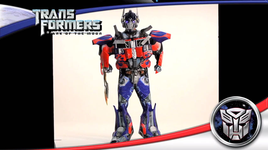 Do the robot! This Adult Authentic Optimus Prime Costume w/ Vacuform is a cool 3D costume.