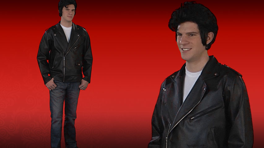 Crash the party with our Adult Grease Authentic T-Birds Jacket! You'll be the coolest guy there, but don't let anyone touch your Greased Lightning!