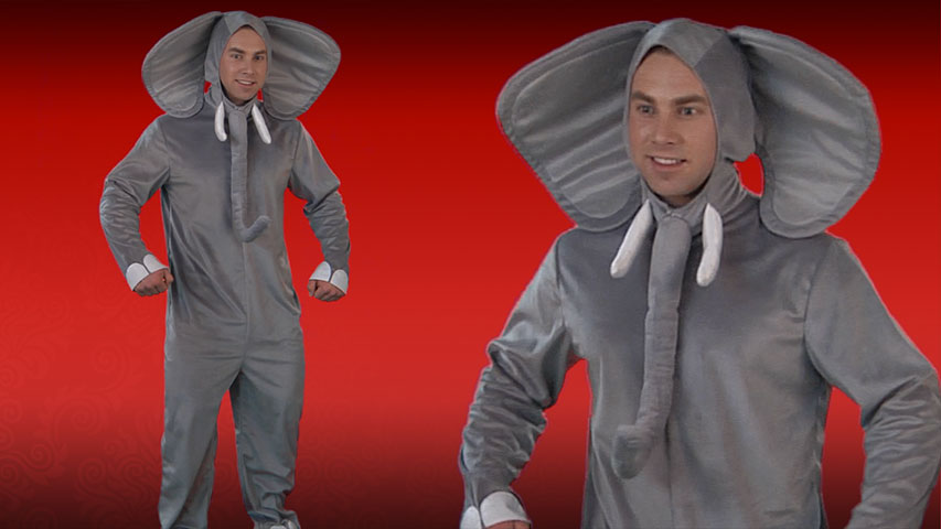 An Elephant never forgets... so don't forget to purchase this Adult Happy Elephant Costume! An exclusive!