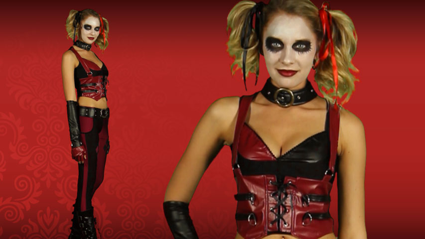 Arkham City Harley Quinn will let you bring her video game awesomeness into the real world! What will you do? Become a master criminal - you might even steal a few hearts!