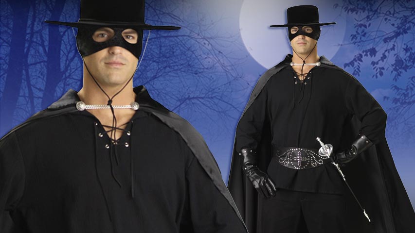 Become the famous bandido of legend- defending the helpless and poor while wielding your sword and whip.  Plus, women always like a man in a black cape.
