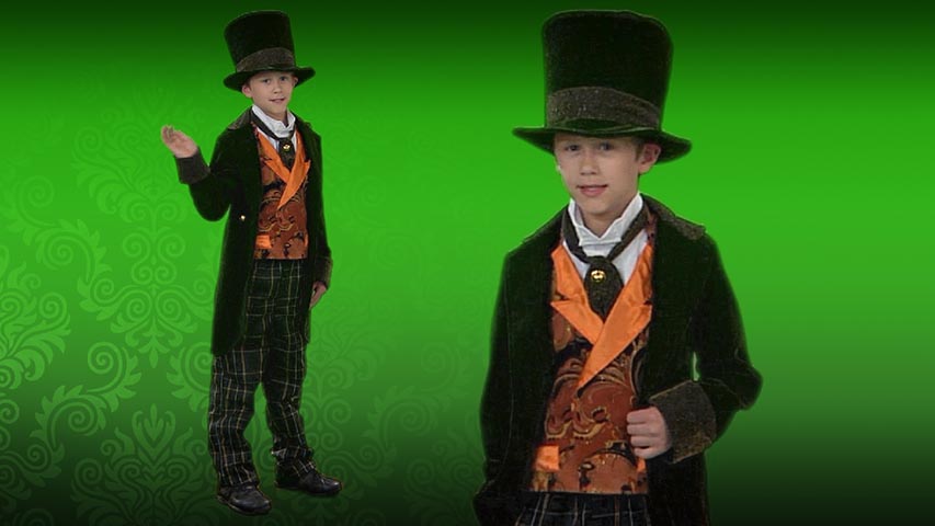If your child has a penchant for planning tea parties, then he's probably dying to put on a child deluxe Mad Hatter costume to cause some trouble for Alice on her trip to Wonderland.