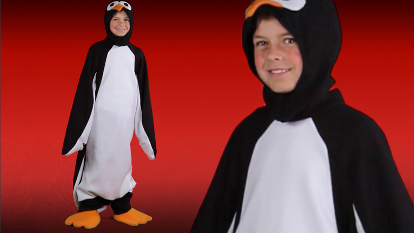 Your child will be dancing with happiness when they go in this Child Happy Penguin Costume! This high quality costume looks like the cute arctic creature.