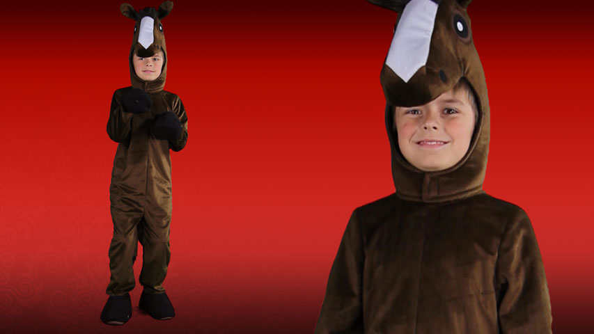 When you go in this Child Horse Costume, you might just win that race! But will you go on to win the rest and become a racing legend? Only time will tell...