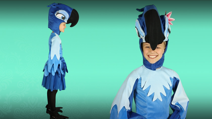 This Child Rio Jewel Costume is a detailed Macaw costume straight from the hit movie Rio. Let your girl be Jewel and she can help keep Blu out of trouble!