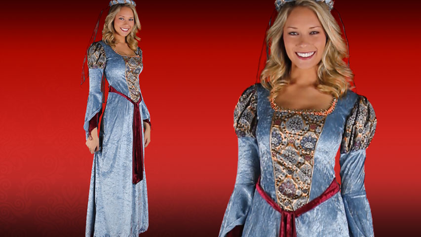 Become the the fair maiden that Robin Hood risked life and limb to impress. This Enchanting Maid Marion Costume transforms you into the most alluring renaissance character of all time.