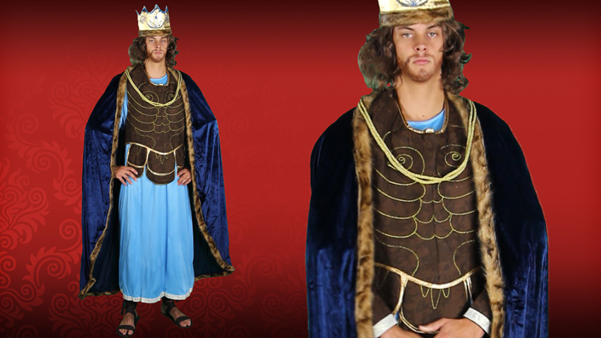 You'll be the real king of the sea in this King Neptune Costume. Get ready to command all of the power of the ocean (and look really cool too!)
