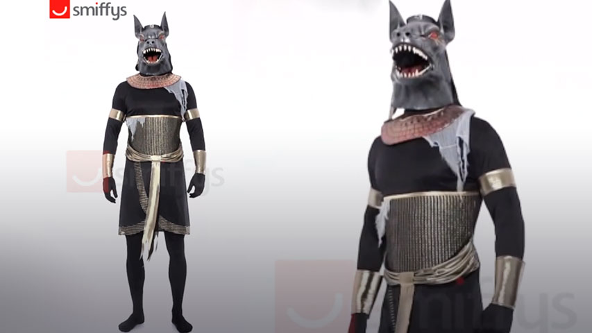 With this costume you'll be able to hang out with pharaohs and cause all kinds of ruckus! Go Egyptian with this Men's Anubis the Jackal Costume!