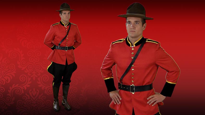 Whenever someone in Canada is in trouble, they shout out for a mountie! Now, with aid from our exclusive Men's Canadian Mountie Costume, you can be that rescuer!