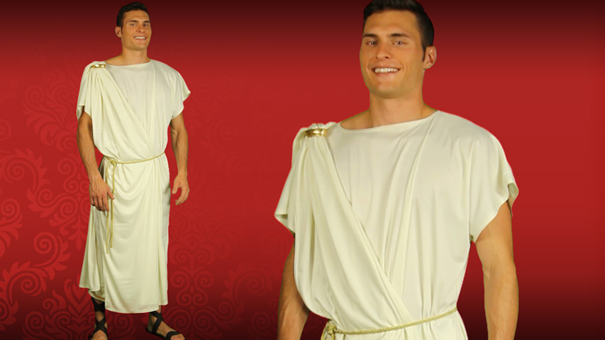 Men s Halloween Toga Costume