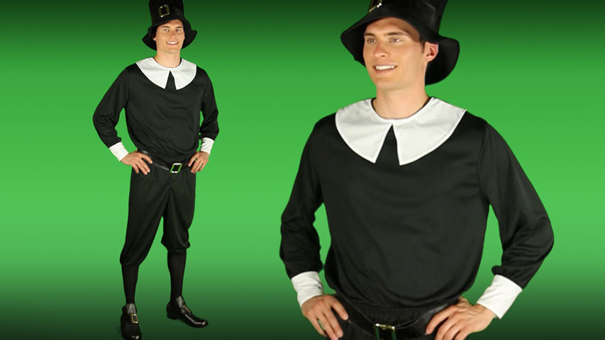Learn all about planting maize and living as a Puritan with our Pilgrim Man Costume. It will make Thanksgiving even more fun!