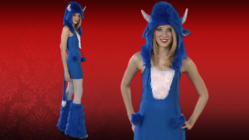 Once you wear a sexy blue ox costume, people will start to understand why Paul Bunyan hangs around with Babe the Blue Ox all the time.